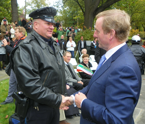 Taoiseach Enda Kenny and Cleveland Police