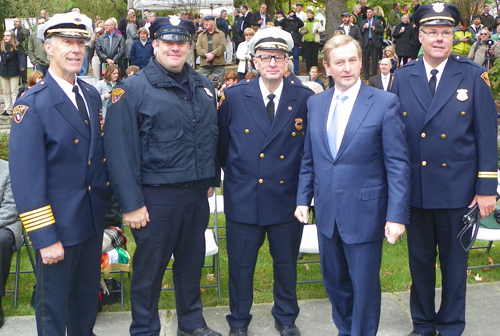 Taoiseach Enda Kenny and Cleveland Police