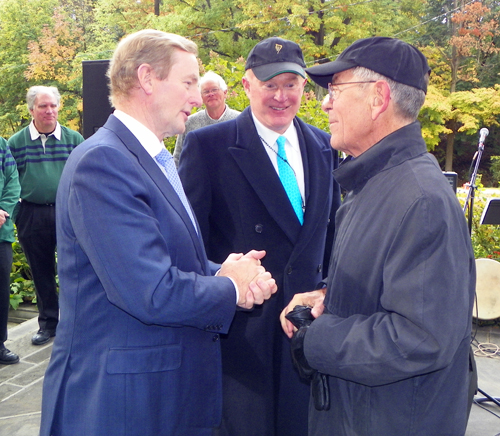 Irish Taoiseach Enda Kenny, Ed Crawford and Senator George Voinovich