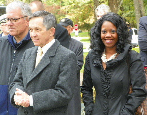 Congressman Dennis Kucinich and Chief Valarie McCall