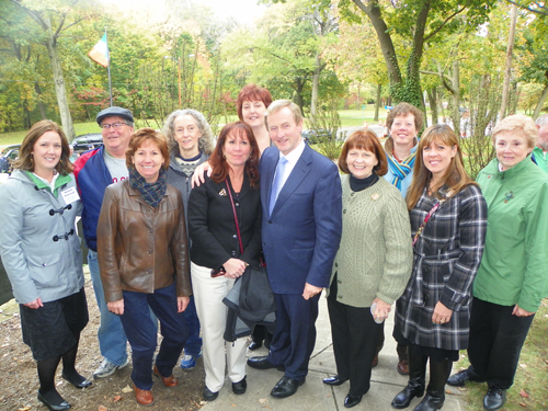 Murphy group withTaoiseach Enda Kenny