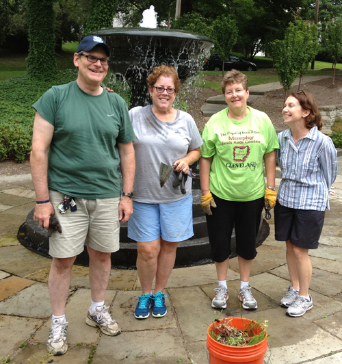 Irish Garden Cleanup crew