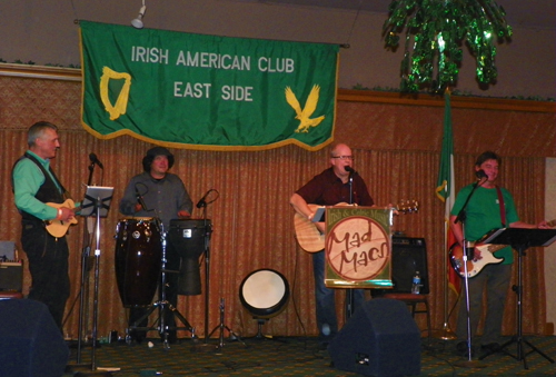 Mad Macs band at Irish American Club East Side