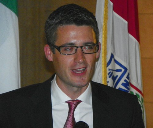 Irish Vice Consul Nick Michael