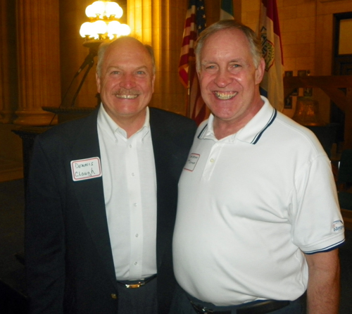 Westlake Mayor Dennis Clough and Tom Deegan