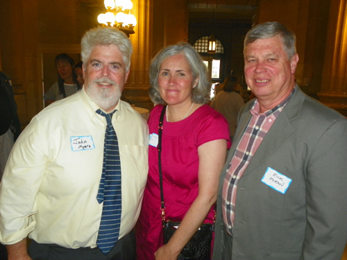 John and Mary Eileen Myers and Rick Foran