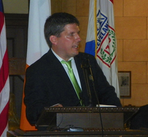 Steve Lenox,  president of Irish Network in New Jersey and co-president of Irish Network USA