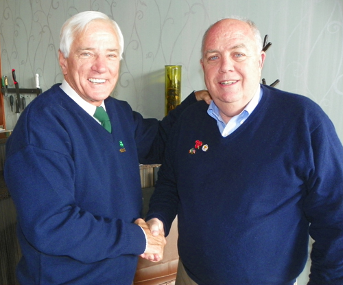 Justice Terrence O'Donnell and Council President Michael F. Killeen 
