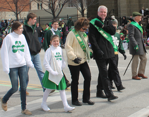 Parade Co-chairs marching