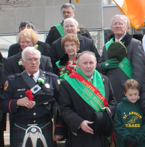 singing national anthem of Ireland and US