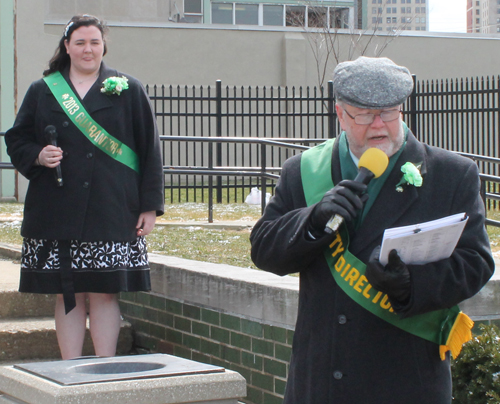 2013 St. Patrick's Day Parade in Cleveland Ohio began on the steps of the Bishop Cosgove Center on Superior