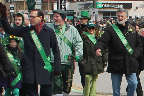 Councilmen Cummins and Sweeney and Mayor Jackson