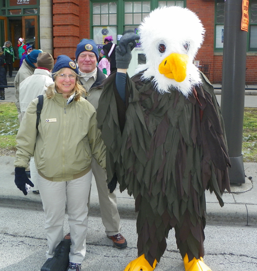 Eagle at parade