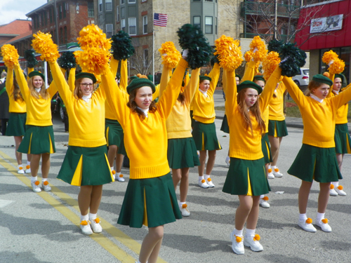 Cleveland St Patrick's Day Parade marchers