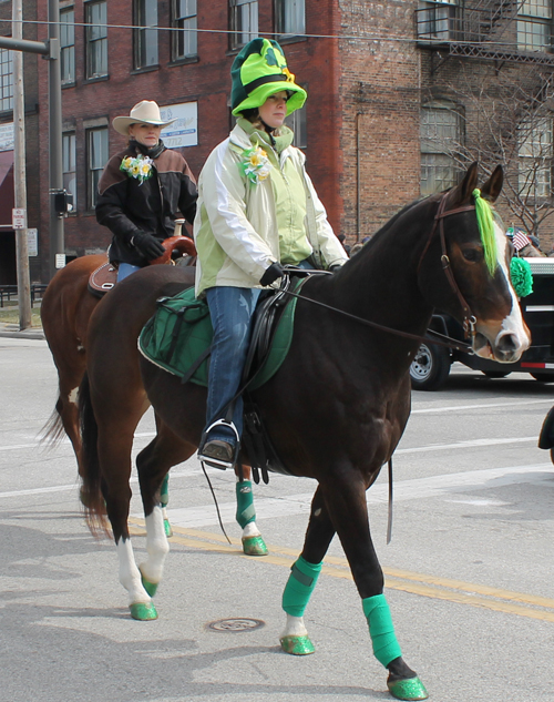 Horse at the  2013 Cleveland St. Patrick's Day Parade