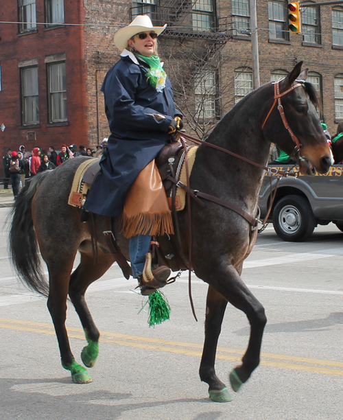 Horse at the  2013 Cleveland St. Patrick's Day Parade