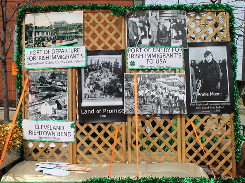 Irish immigrant float