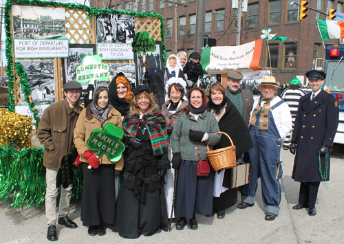 Irish immigrant float