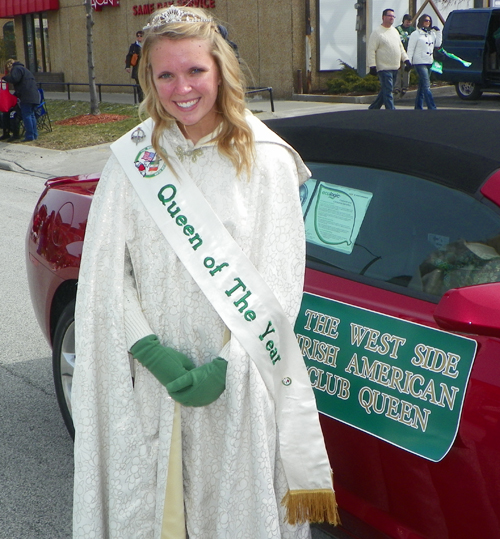 West Side Irish American Club Queen Megan Stefancin