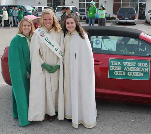 West Side Irish American Club Queen and court