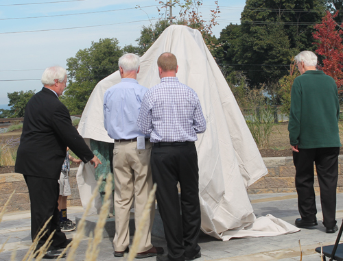 Unveiling the Johnny Kilbane statue in Battery Park