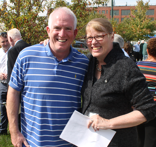 Martin Sweeney and Margaret Lynch