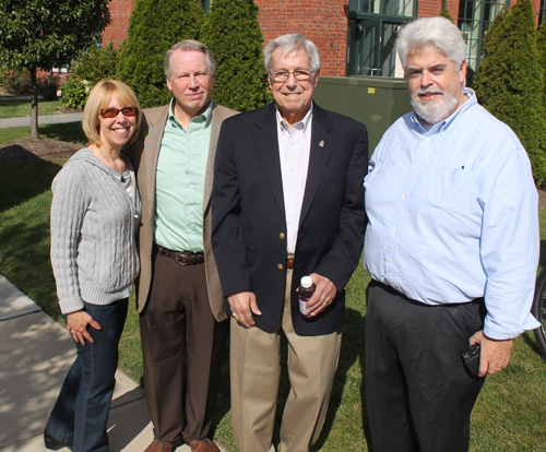 Mrs and Judge Pianka, Jim Brennan and John Meyers