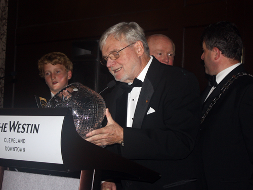 Gerry Quinn  with the Mayo Award