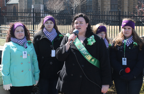 Katie Cooper singing Irish National Anthem