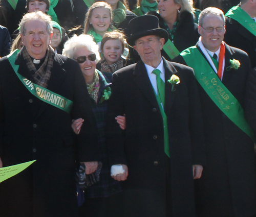 Irish dignitaries at Cleveland St Patrick's Day Parade 2014
