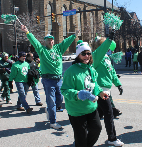 Holy Name High School at 2014 Cleveland St Patrick's Day Parade