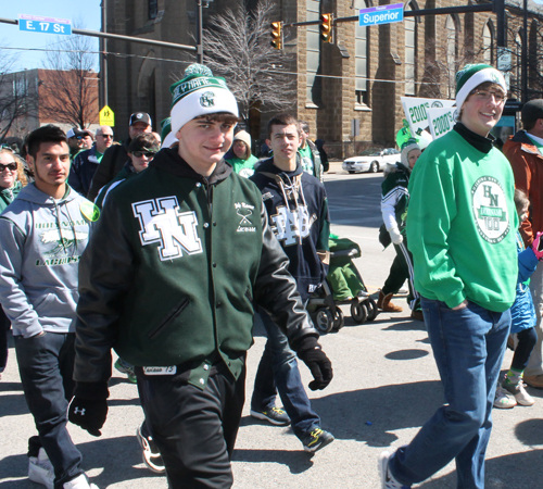 Holy Name High School at 2014 Cleveland St Patrick's Day Parade