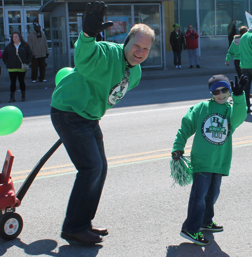 Holy Name High School at 2014 Cleveland St Patrick's Day Parade