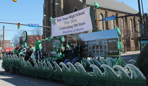 Holy Name High School at 2014 Cleveland St Patrick's Day Parade