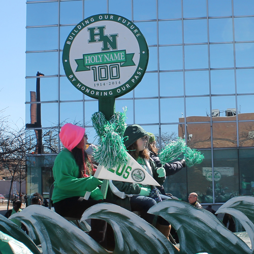 Holy Name High School at 2014 Cleveland St Patrick's Day Parade