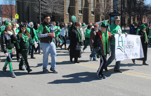 Holy Name High School at 2014 Cleveland St Patrick's Day Parade