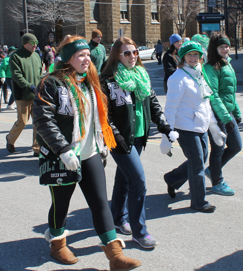 Holy Name High School at 2014 Cleveland St Patrick's Day Parade