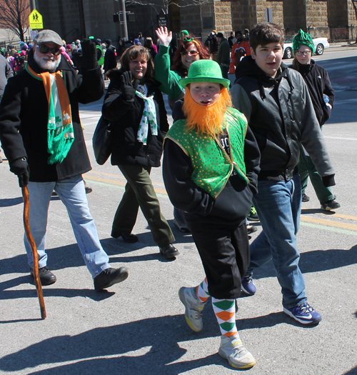 Irish American Club East Side marchers