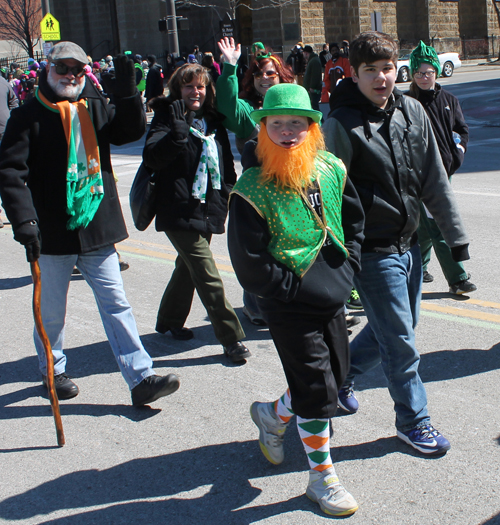 Irish American Club East Side marchers