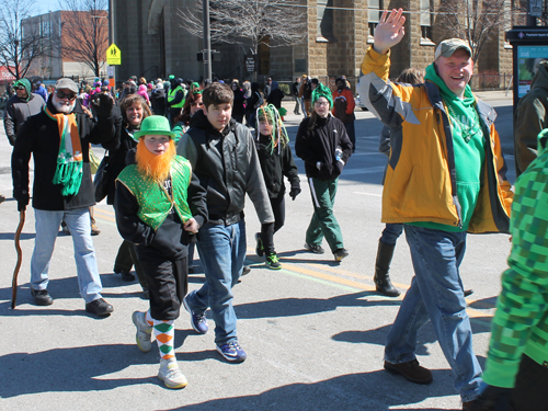 Irish American Club East Side marchers