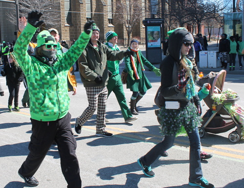 Irish American Club East Side marchers