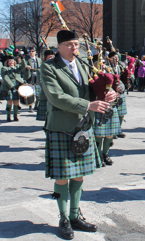 Bruce Grieg of Irish American Club East Side Pipes & Drums