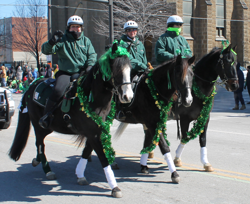 Green horses