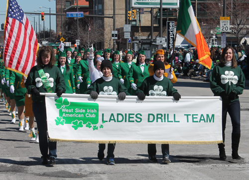 West Side Irish American Club Drill Team