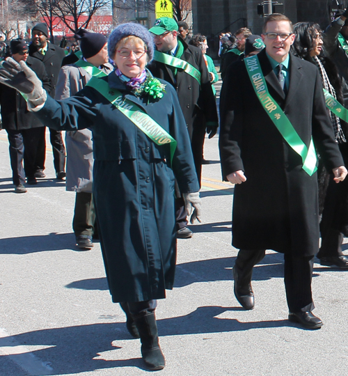 Congresswoman Marcy Kaptur and Council president Kevin Kelley