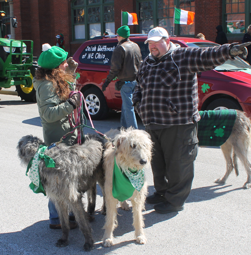 Kevin Fedor and Irish Wolfhounds