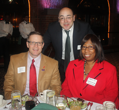 Cleveland City Council's Kevin Kelley, Martin Keane and Phyllis Cleveland
