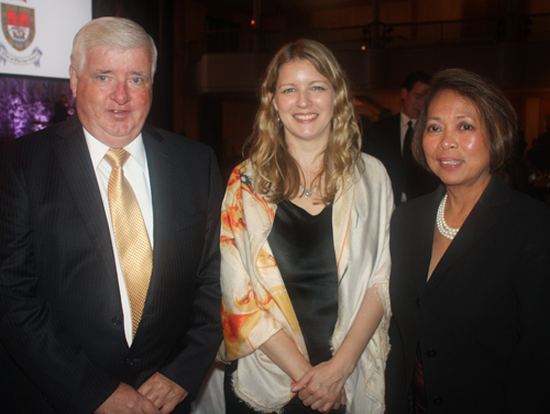 Pat and Fleur Coyne with Consul McBreen