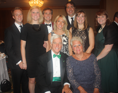 2015 Mayo Person of the Year Judge Terrence O'Donnell and family