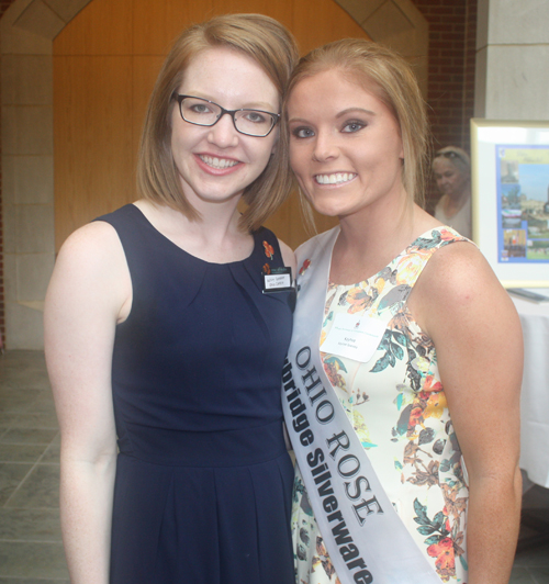 Ashey Speaker and Kaytee Szente - Past and current Ohio Rose of Tralee
